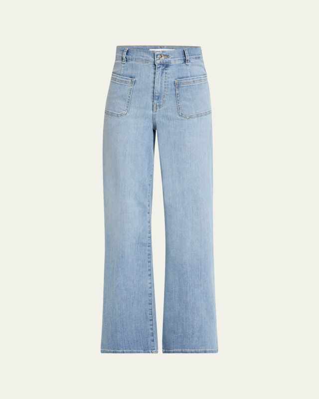 Le Slim Palazzo Bardot Pocket Jeans